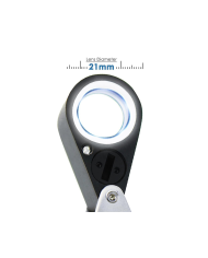 Lente LED + UV Triplet 10x