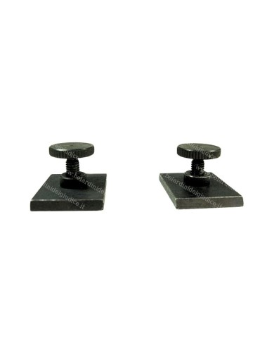Piastrine Fermacaratteri (coppia) per Pantografo Gravograph IM3