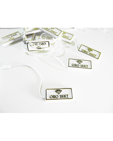 Sigilli in plastica rigida con filo (conf. 100 pz.)