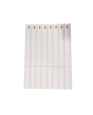 Scheda rigida a 8 spazi con ganci ed elastici per bracciali