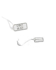 Cartellini in plastica  per oro e argento (conf. 200 pz.)