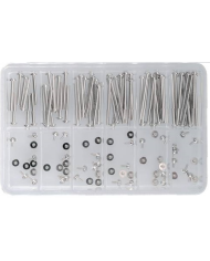 Assortimento Barrette Accaio con Viti filettate tipo VAN CLEEF 1,3