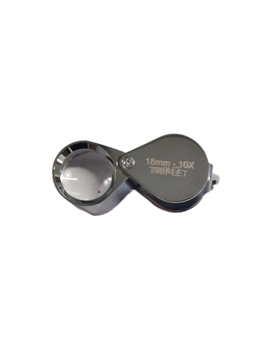 Lente per Diamanti Triplet 10x Cromata