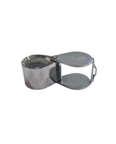 Lente per Diamanti Triplet 10x Cromata