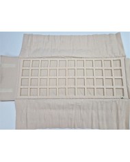 Rotolo cuoio interno panna a 44 caselle