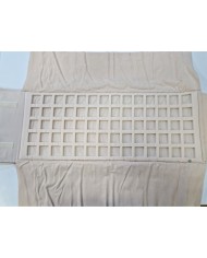 Rotolo cuoio interno panna a 70 caselle