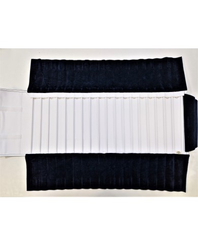 Rotolo blu interno bianco 18 scomparti con anellini