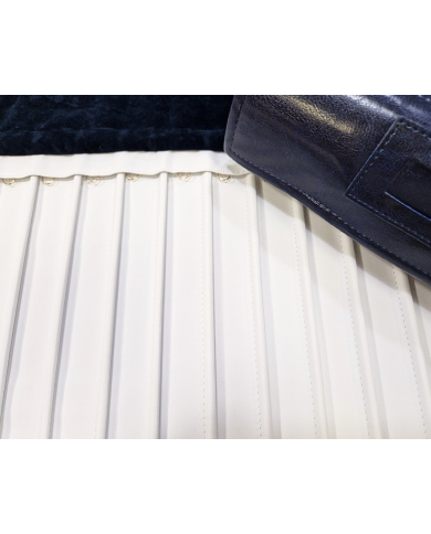 Rotolo blu interno bianco 24 scomparti con anellini