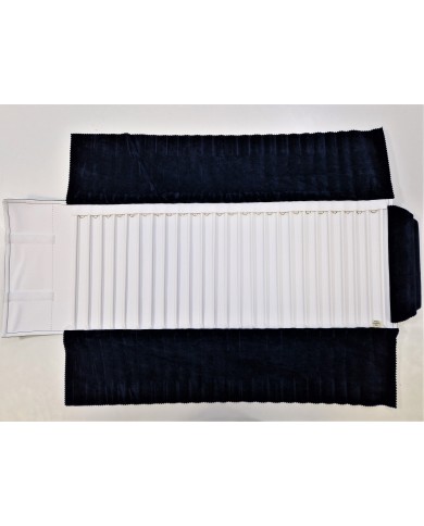 Rotolo blu interno bianco 24 scomparti con anellini