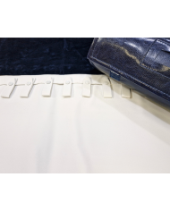 Rotolo blu interno bianco con 16 lacci