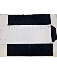 Rotolo blu interno bianco con 16 lacci
