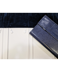 Rotolo blu interno bianco per 4 collier