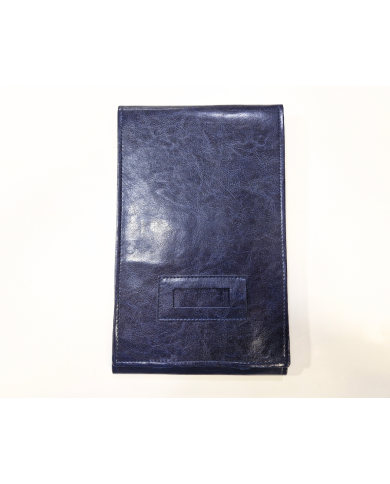 Pannettone blu interno floccato blu 17 x 24 cm