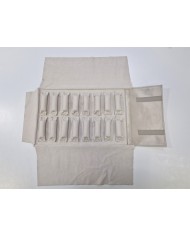Rotolo champagne interno avorio con 16 rulli per anelli