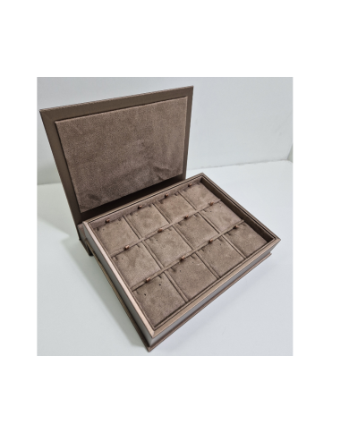 Marmotta bronzo interno quercia 12 caselle con pattine tagli e fori