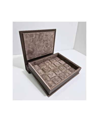 Marmotta bronzo interno quercia per 20 anelli