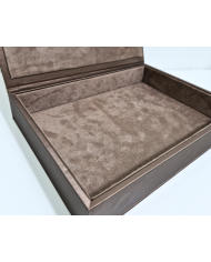 Marmotta bronzo interno quercia vuota per schede 24x17 cm