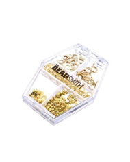 Assortimento accessori placcati in oro per collane o bracciali