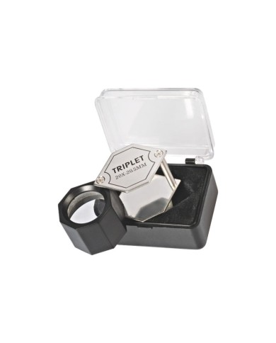 Lente Triplet Esagonale per Diamanti 20x