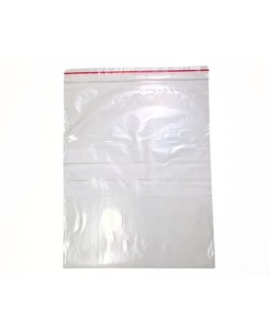 Bustine minigrip 20x25 cm con finestre (conf. 100 pz.)