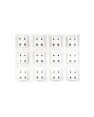 Pre orecchini Studex REGULAR pallina palladio con brillantino colori assortiti