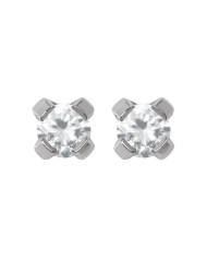 Pre orecchini System 75 zircone cubico 2mm