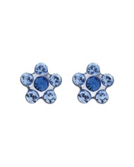 Pre orecchini System 75 margherita azzurra