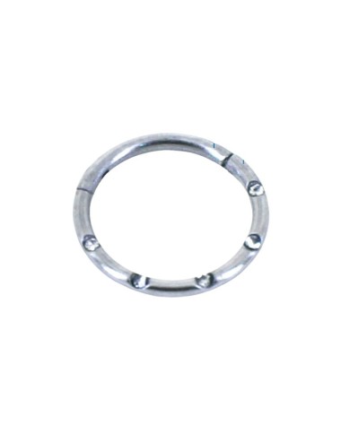 Piercing Cerchietto con zirconi e con chiusura a scomparsa 10 mm