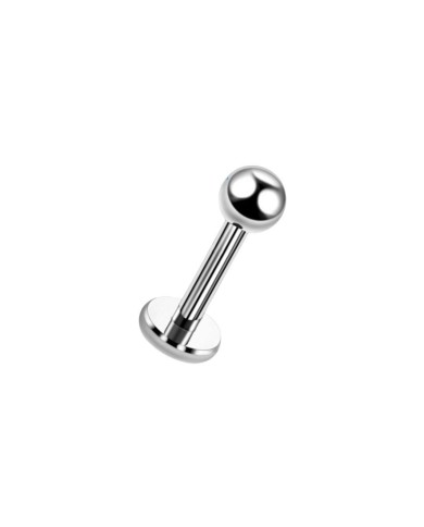 Piercing Labret con sfera 8 mm in titanio