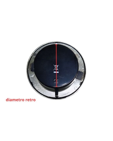 Movimento a Incasso con vetro Ø 80 mm