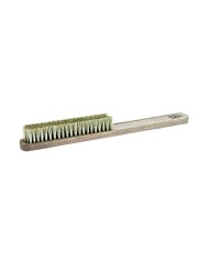 Spazzolino con Manico in Legno Retto Bianco Forte 4 Ranghi