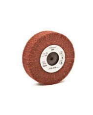 Ruota Lamellare in Scotch-Brite Rosso Grana Molto Fine
