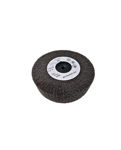 Ruota Lamellare in Scotch-Brite Grigio Grana Molto Fine