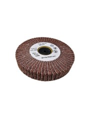 Ruota Lamellare Mista Scotch Brite e Tela Abrasiva Grana 240