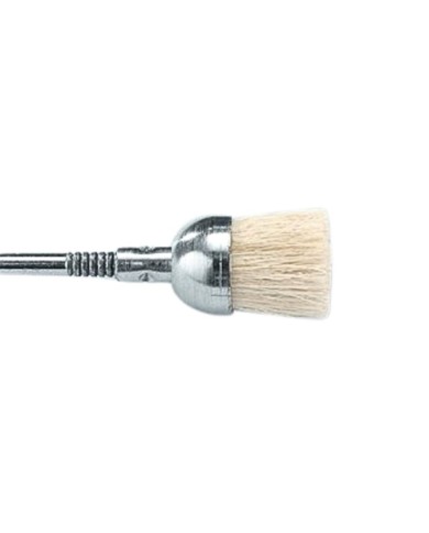 Spazzolino a Coppa Pelo Capra Bianco