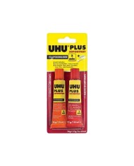 Colla Uhu Plus Bicomponente Rosso/Giallo 2 Min