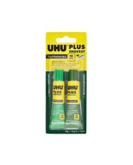 Colla Uhu Plus Bicomponente Verde 90 Min