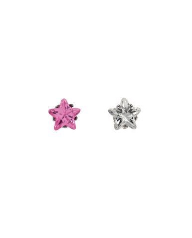 Coppia Orecchini Stella Zircone per Sistema 75