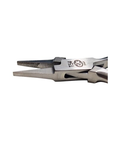 Pinza Becchi Piatti Zigrinati Punta 3 mm