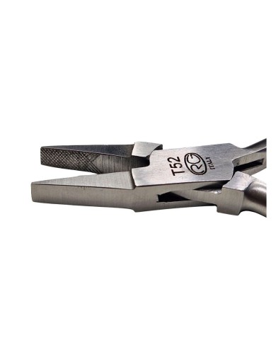 Pinza Becchi Piatti Zigrinati Punta 5 mm