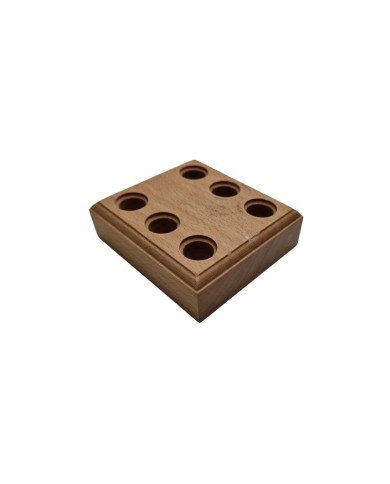 Base in Legno per 3 Pinze