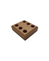 Base in Legno per 3 Pinze