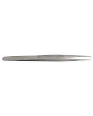 Pinzetta per pietre inox con punte zigrinate