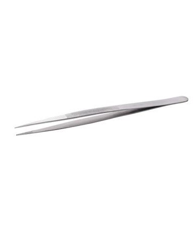 Pinzetta per pietre inox con punte zigrinate