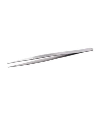Pinzetta per pietre inox con punte zigrinate