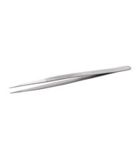 Pinzetta per pietre inox con punte zigrinate