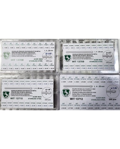 Ass.to Coppiglie Spaccate 4 a 28 mm Ã 0,80 - 0,90 - 1,00 - 1,20 250 pz