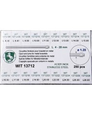 Ass.to Coppiglie Spaccate 4 a 28 mm Ã 0,80 - 0,90 - 1,00 - 1,20 250 pz