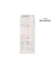 Buste carta bianca con foratura per ricevuta 9 x 22