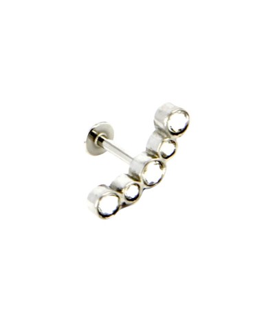 Piercing Tragus con zirconi